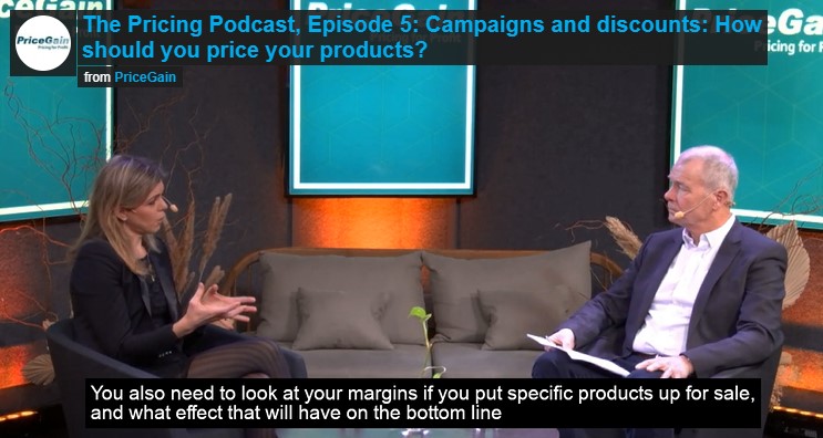 The Pricing Podcast, Episode 5: Campaigns and discounts, how should you price your products?