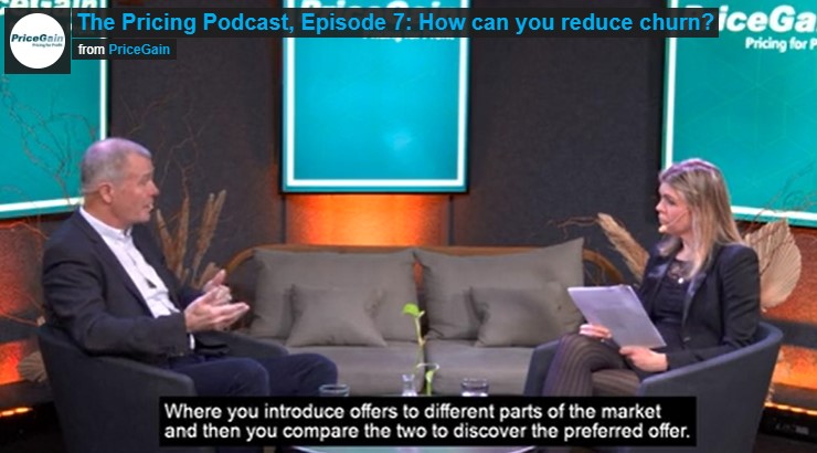 The Pricing Podcast, Episode 7: How can you reduce churn?